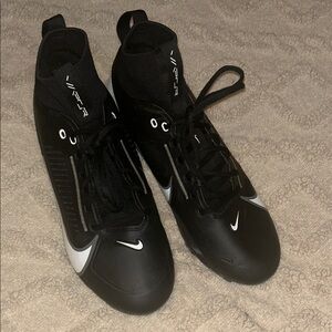 Nike Black and White Vapor Soccer Cleats